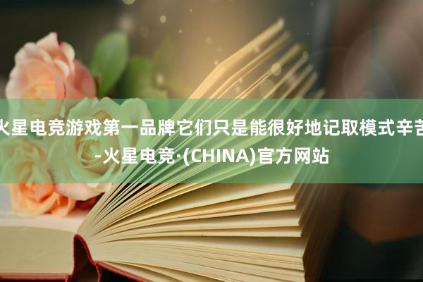 火星电竞游戏第一品牌它们只是能很好地记取模式辛苦-火星电竞·(CHINA)官方网站